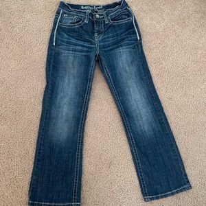 Boys request jeans from buckle size 8